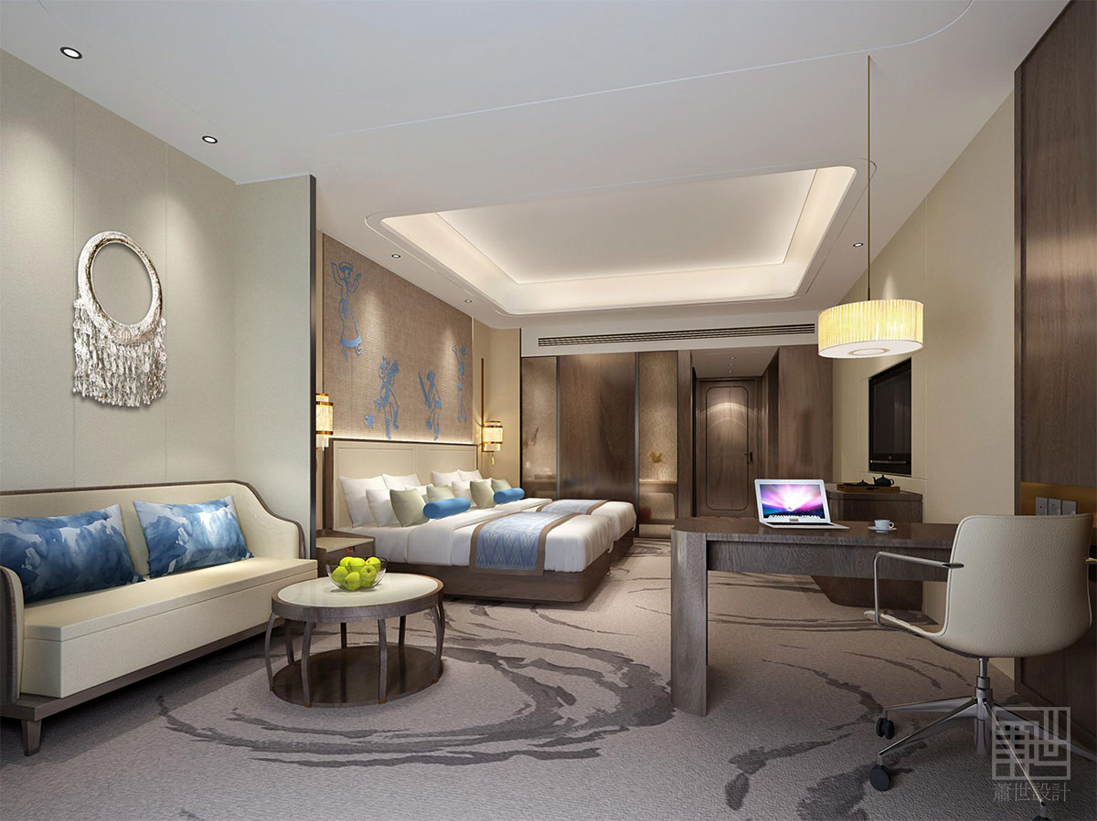 未來智能風格的高端酒店設計，將科技與人性化設計巧妙融合