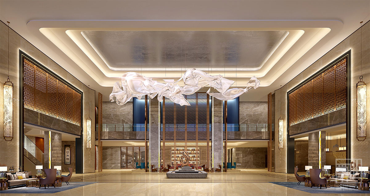 未來智能風格的高端酒店設計，將科技與人性化設計巧妙融合